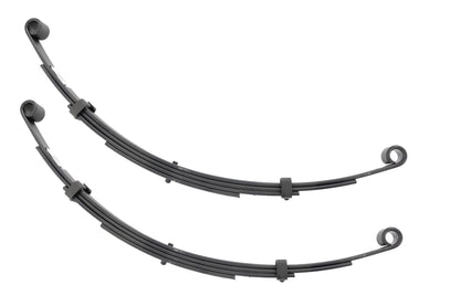 Front Leaf Springs 4 Inch Lift Pair International Scout II 4WD (1971-1980) Rough Country