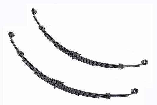 Rough Country Rear Leaf Springs 4 Inch Lift Pair 71-80 International Scout II Rough Country