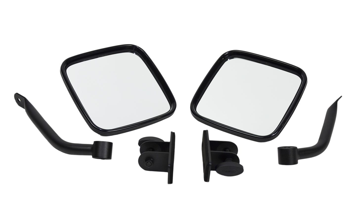 Kentrol Jeep TJ/JK E-Z Detach Mirrors Pair 97-18 Wrangler TJ/JK Textured Black Kentrol