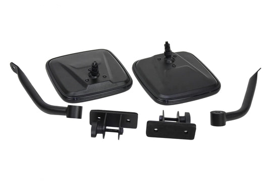 Jeep TJ/JK E-Z Detach Mirrors Pair 97-18 Wrangler TJ/JK Textured Black Kentrol-1