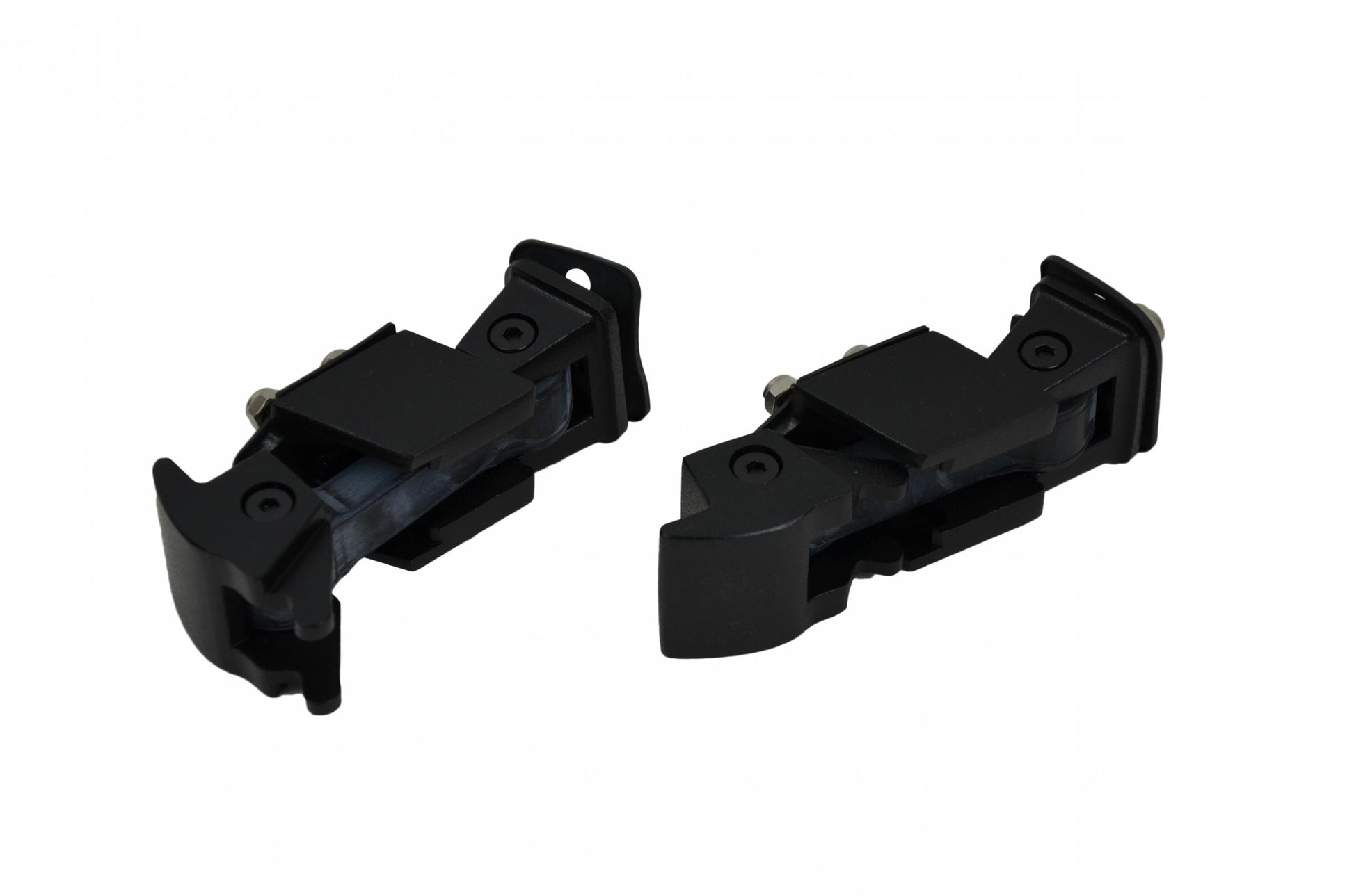 Kentrol Jeep JK Hood Catch Pair 07-18 Wrangler JK Textured Black Kentrol