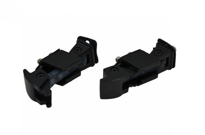 Jeep JK Hood Catch Pair 07-18 Wrangler JK Textured Black Kentrol-2