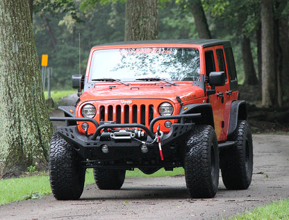 Jeep JK Hood Catch Pair 07-18 Wrangler JK Textured Black Kentrol-5
