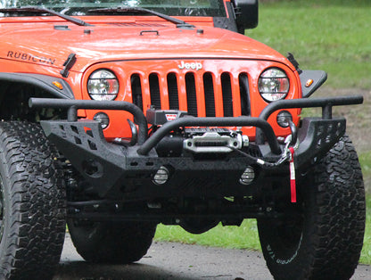 Jeep JK Hood Catch Pair 07-18 Wrangler JK Textured Black Kentrol-6