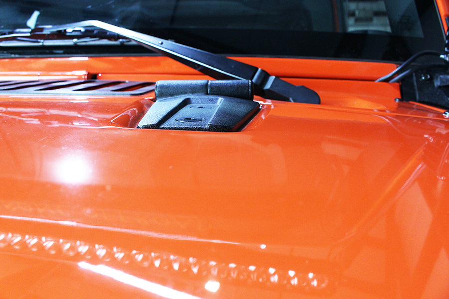 Kentrol Jeep JK Hood Hinge Pair 07-18 Wrangler JK Textured Black Kentrol