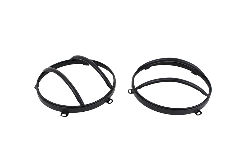 Kentrol Jeep JK Euro Headlight Guards Pair  07-18 Wrangler JK Textured Black Kentrol