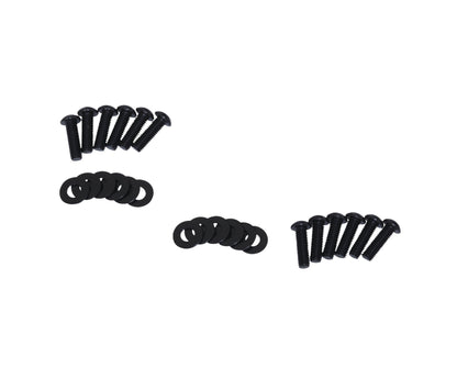 Jeep JK Windshield Supports Pair 07-18 Wrangler JK Textured Black Kentrol-4