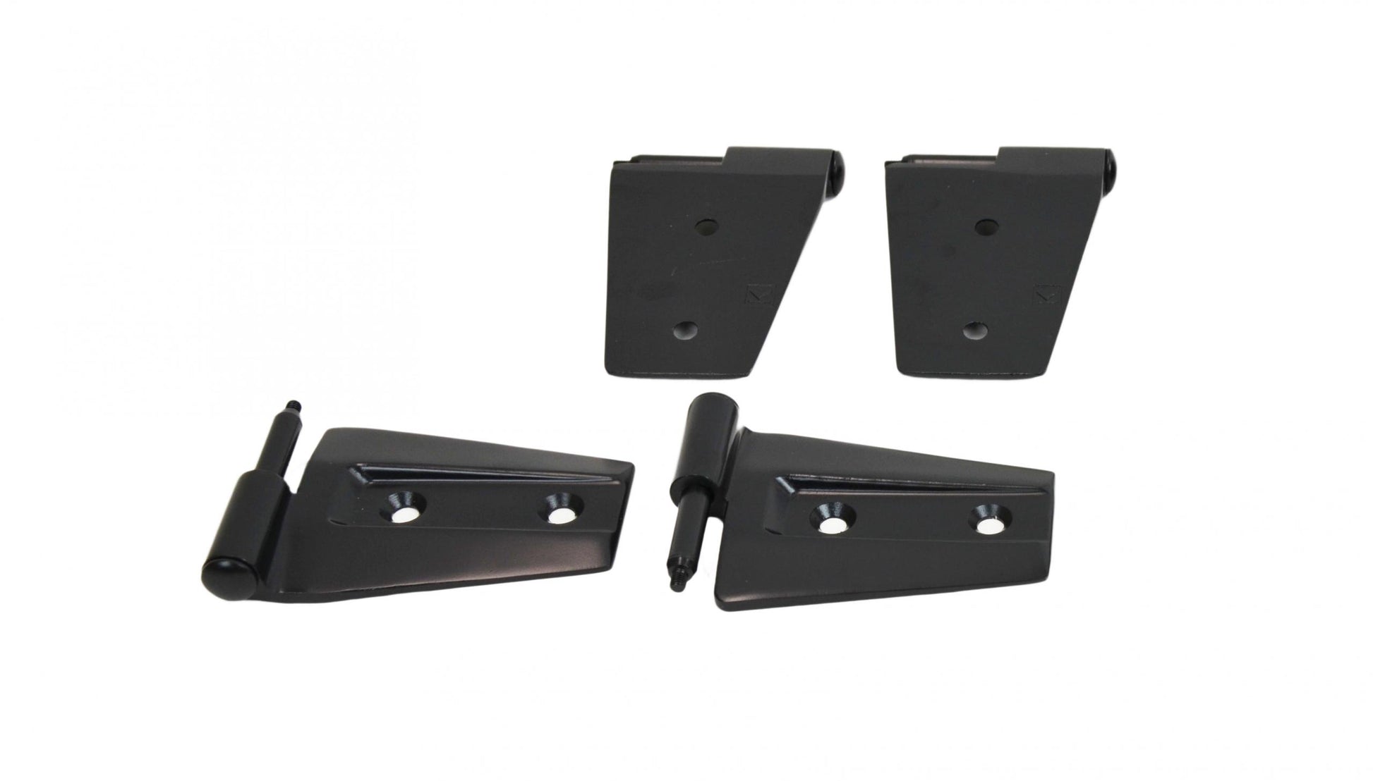 Kentrol Jeep JK Door Hinge Set 4 Pieces 2 Door 07-18 Wrangler JK Textured Black Kentrol
