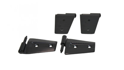 Jeep JK Door Hinge Set 4 Pieces 2 Door 07-18 Wrangler JK Textured Black Kentrol-1