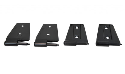 Jeep JK Door Hinge Set 4 Pieces 2 Door 07-18 Wrangler JK Textured Black Kentrol-2