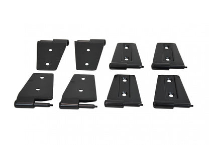 Jeep JK Door Hinge Set 8 Pieces 4 Door 07-18 Wrangler JK Textured Black Kentrol-2