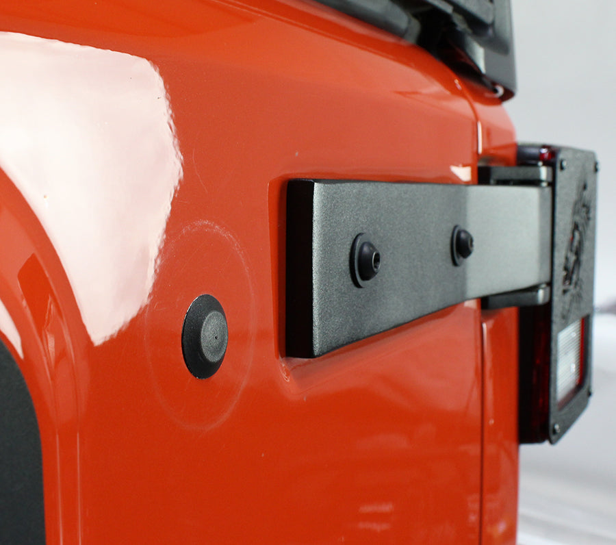 Kentrol Jeep JK Tailgate Hinge Pair 07-18 Wrangler JK Textured Black Kentrol