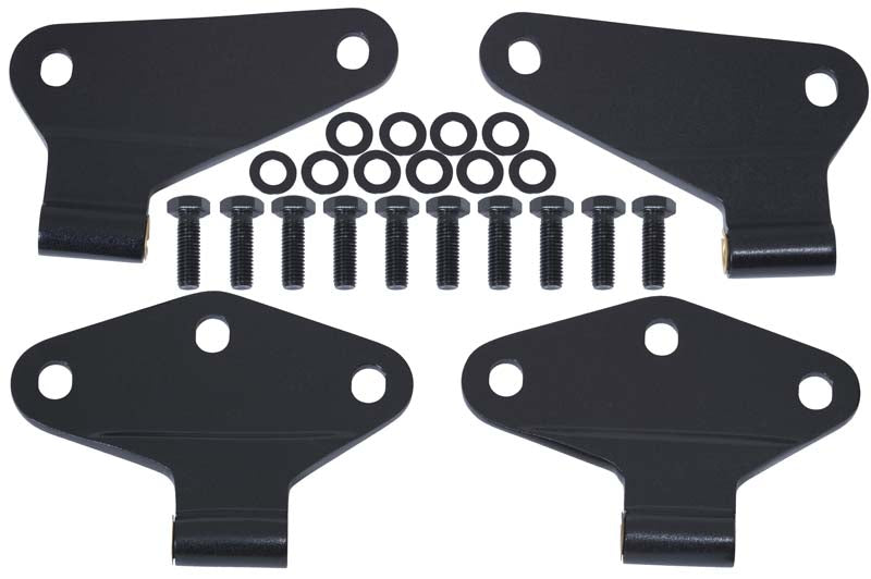 Kentrol Jeep JK Body Door Hinge Set 4 Pieces 2 Door 07-18 Wrangler JK Textured Black Kentrol