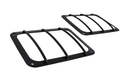 Jeep JK Taillight Guard Pair 07-18 Wrangler JK Textured Black Kentrol-3