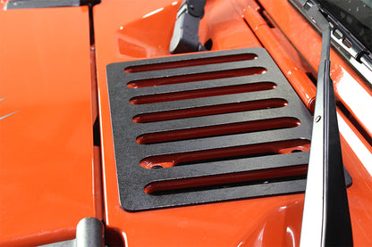 Jeep CJ5 Hood Vent 55-77 CJ5 Powdercoat Black Kentrol-7