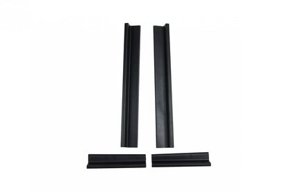 Jeep JK Entry Guards 4 Pieces 4 Door 07-18 Wrangler JK Textured Black Kentrol-1