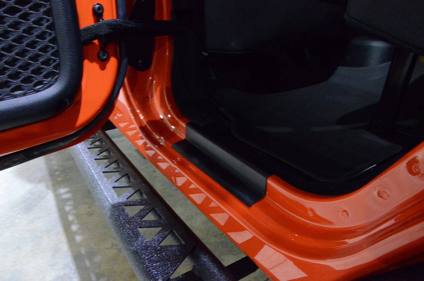 Kentrol Jeep JK Entry Guards 4 Pieces 4 Door 07-18 Wrangler JK Textured Black Kentrol