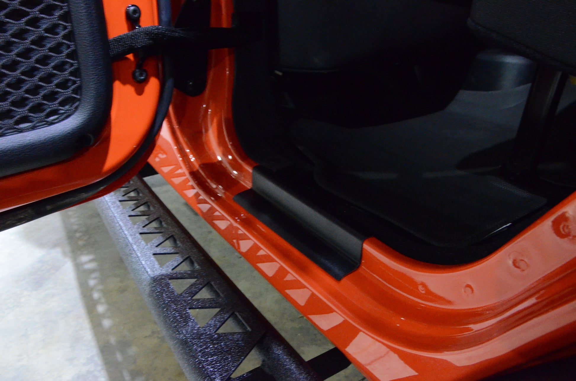 Kentrol Jeep JK Entry Guards 4 Pieces 4 Door 07-18 Wrangler JK Textured Black Kentrol