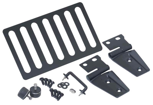 Kentrol Jeep JK Hood Kit Without Hood Catch 07-18 Wrangler JK Textured Black Kentrol