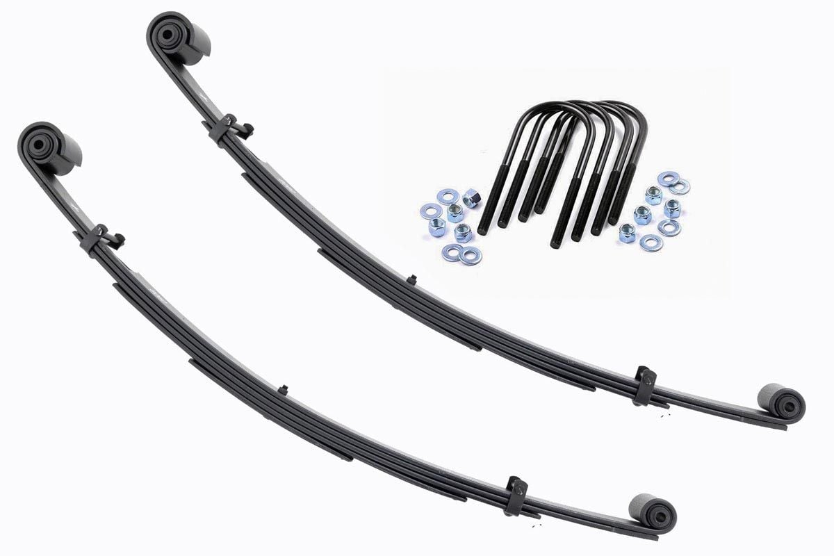 Rough Country Front Leaf Springs 2.5 Inch Lift Pair 00-05 Ford Excursion/99-04 Super Duty Rough Country