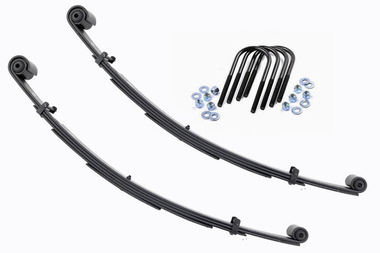 Rough Country Front Leaf Springs 2.5 Inch Lift Pair 00-05 Ford Excursion/99-04 Super Duty Rough Country