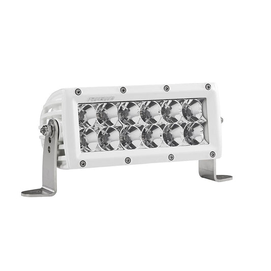 Rigid Industries 6 Inch Flood Light White Housing E-Series Pro RIGID Industries