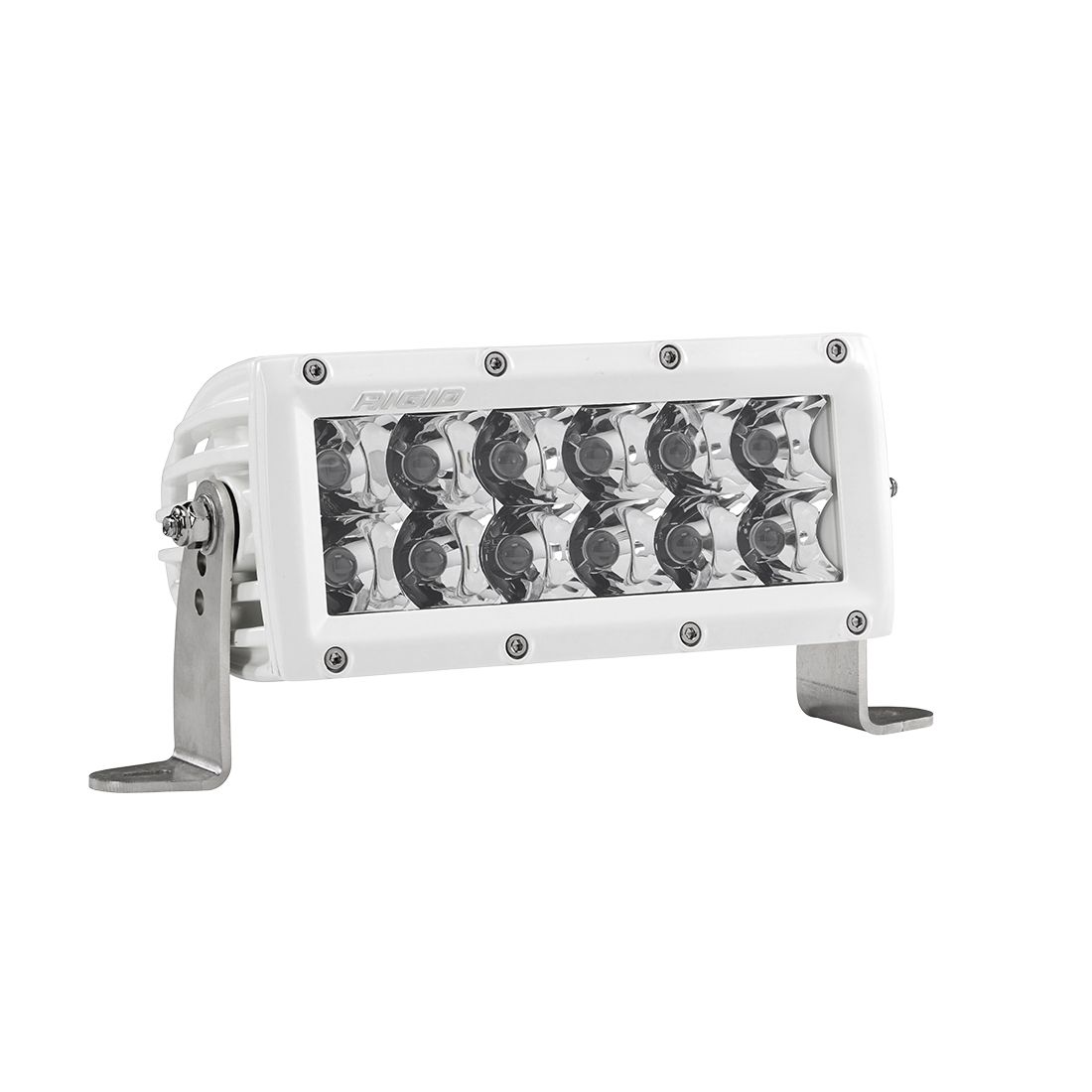 Rigid Industries 6 Inch Spot Light White Housing E-Series Pro RIGID Industries