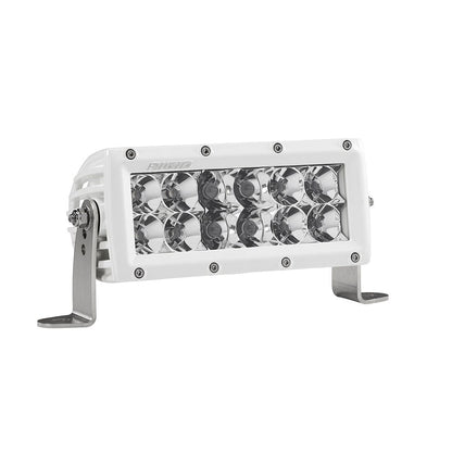 6 Inch Spot/Flood Combo Light White Housing E-Series Pro Rigid Industries