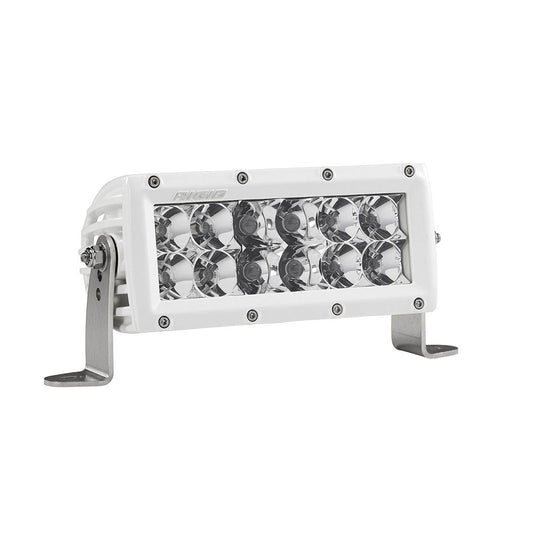 6 Inch Spot/Flood Combo Light White Housing E-Series Pro Rigid Industries