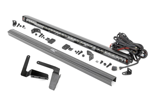 LED Light Kit Bumper Mount 30 Inch Spectrum Single Row Toyota Tundra (14-21) Rough Country