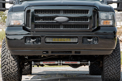 LED Light Kit Bumper Mount 20 Inch Spectrum Dual Row Ford F-250/F-350 Super Duty (05-07) Rough Country-1