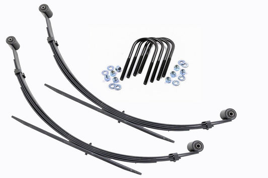 Rear Leaf Springs 4 Inch Lift Pair Ford F-250/F-350 Super Duty 4WD (99-04) Rough Country