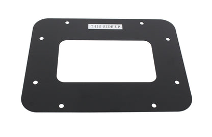 Jeep JK BackSide License Plate Mount with LED's 07-18 Wrangler JK Textured Black Kentrol-5