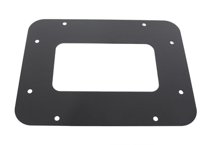 Jeep JK BackSide License Plate Mount with LED's 07-18 Wrangler JK Textured Black Kentrol-6