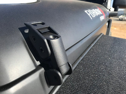 Jeep JK Hood Catch Kit 07-18 Wrangler JK Textured Black Kentrol-8