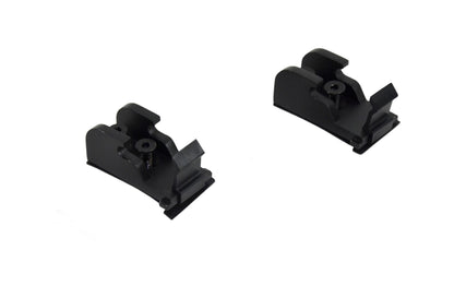 Jeep TJ Hood Catch Kit 97-06 Wrangler TJ Textured Black Kentrol-2