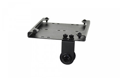 Jeep JK Shackle Mounted License Plate Bracket 07-18 Wrangler JK Textured Black Kentrol-5