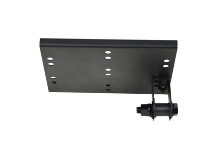 Jeep JK Shackle Mounted License Plate Bracket 07-18 Wrangler JK Textured Black Kentrol-6