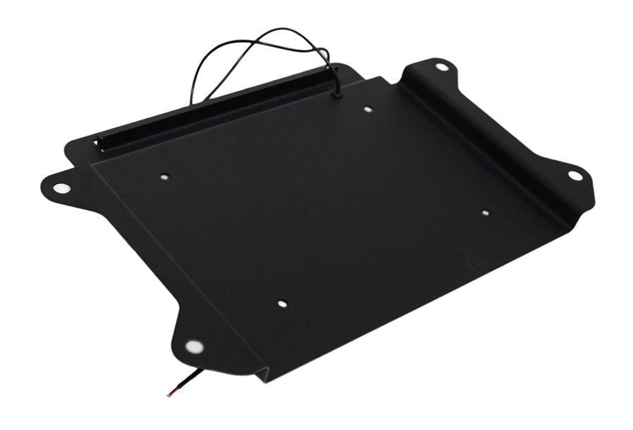 Kentrol Jeep JK BackSide License Plate Mount with LED's 07-09 Wrangler JK Textured Black Kentrol