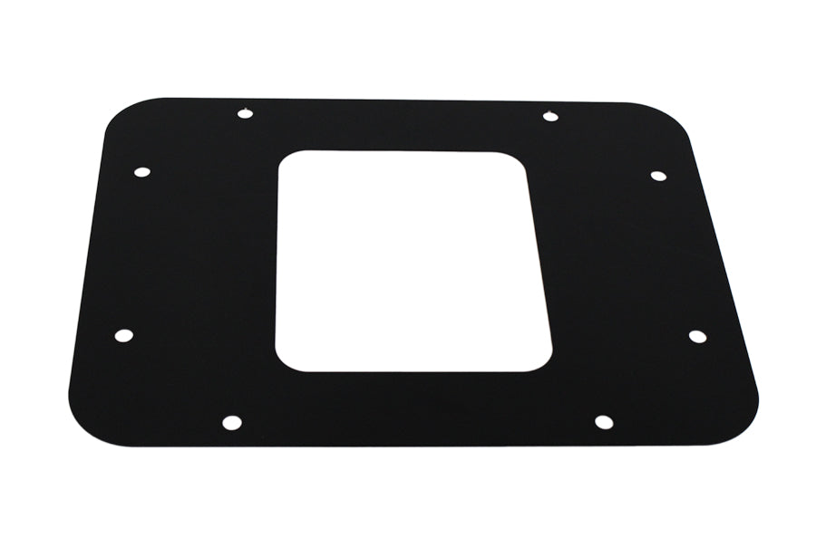 Kentrol Jeep JK BackSide License Plate Mount with LED's 07-09 Wrangler JK Textured Black Kentrol