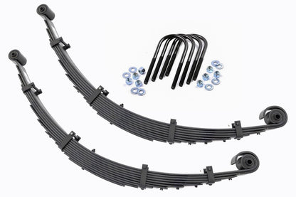 Front Leaf Springs 8 Inch Lift Pair Ford F-250/F-350 Super Duty 4WD (99-04) Rough Country