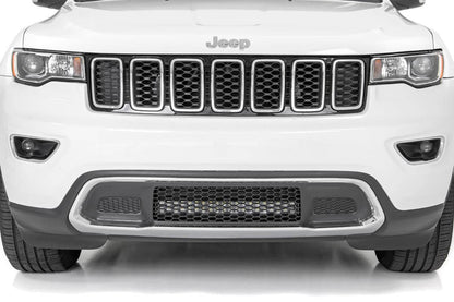 LED Light Kit Bumper Mount 20 Inch Spectrum Dual Row Jeep Grand Cherokee WK2 (11-20) Rough Country-2