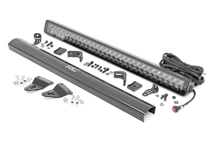 LED Light Kit Bumper Mount 30 Inch Spectrum Dual Row Toyota 4Runner (14-20) Rough Country-1