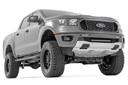 LED Light Kit Bumper Mount 20 Inch Spectrum Single Row Ford Ranger (19-23) Rough Country-2