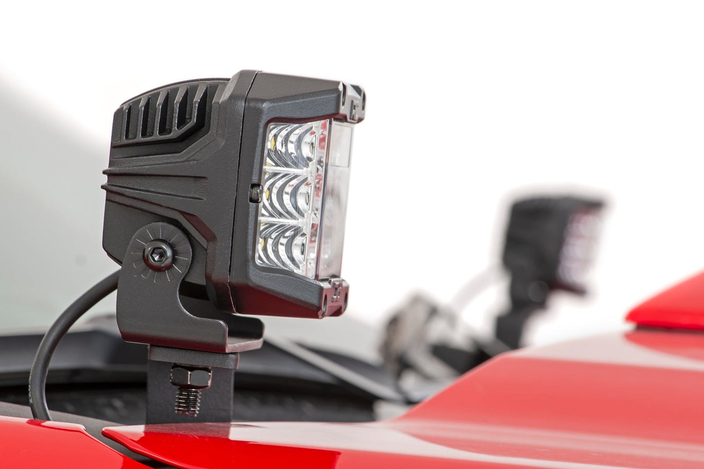 LED Light Kit Ditch Mount 2 Inch Spectrum Pair Spot Chevy Silverado 1500 (19-26) Rough Country-4