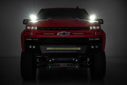 LED Light Kit Ditch Mount 2 Inch Spectrum Pair Spot Chevy Silverado 1500 (19-26) Rough Country-5