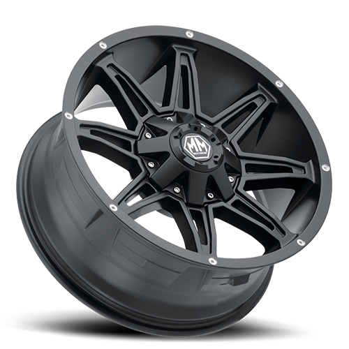 Offroad Rampage 8090 MB 20x10 Black Cast Aluminum Mayhem Wheels-1