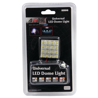 Dome Light Bulb LED 16 LEDS Universal 1.25 Inch X 1.25 Inch Includes 16 LEDS AnzoUSA