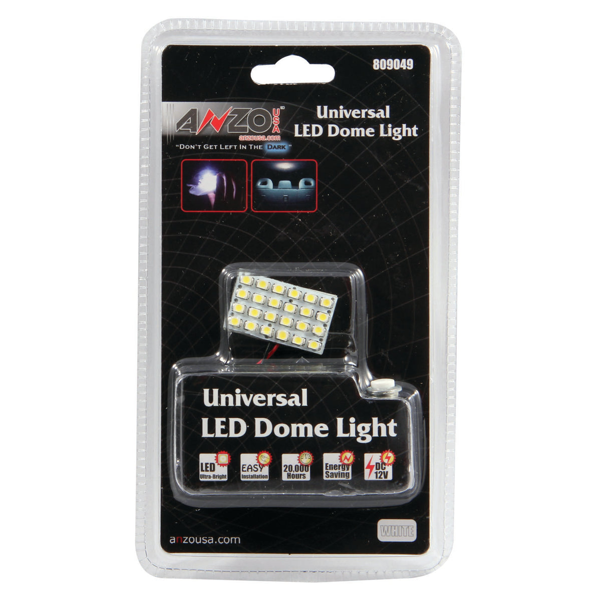 Dome Light Bulb 24 SMD Universal 1.25 Inch X .75 Inch Includes 24 LEDS AnzoUSA