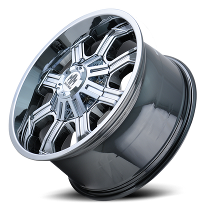 Offroad Beast 8102 CH 20x9 Chrome Cast Aluminum Mayhem Wheels-2